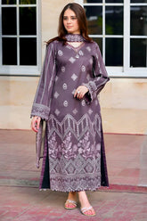 3 Piece - Unstitched Fully Embroidered Lawn Fabric NS-915