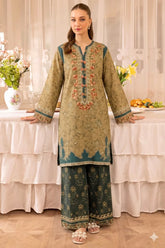 2 Piece - Unstitched Digital Printed Lawn Fabric MB-207