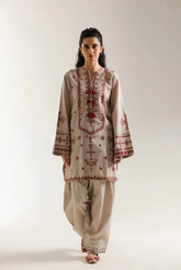 2 Piece Unstitched Heavy Embroidered Lawn Suit ET-2820