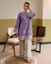 2 Piece Unstitched Heavy Embroidered Lawn Suit MB-2825
