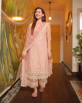 Luxury Lawn 3 Pc Embroided Suit LM-54