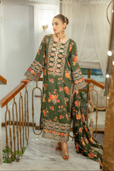 Aneelas Luxury Silk Unstitched 3 Piece Suit