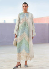 3 Piece - Lawn - Unstitched Chicken Kari Embroidered Suit MB-2805 B