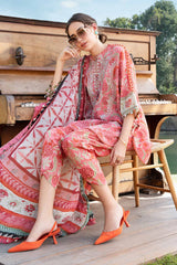 3 Piece - Unstitched Digital Printed Lawn Fabric