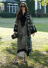3 Piece - Unstitched Printed Lawn Fabric EL-204