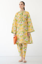 2 Piece - Unstitched Digital Printed Lawn Fabric