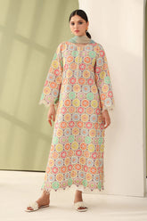 3 Piece - Unstitched Printed Lawn Fabric BQ-201