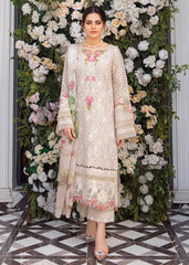 3 Piece - Unstitched Lawn Chicken Kari Embroidery Suit EL-12