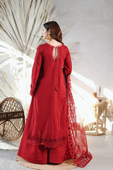 3 Piece Embroidered Lawn Shirt with Embroidered Organza Dupatta MB-2505