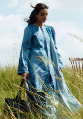 3 Piece Lawn Embroidered Suit With Printed Voil Dupatta ZS-2555