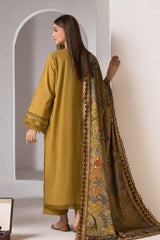 SN-59L 3 Piece Embroidered Lawn Dress with Printed Poly Lawn Dupatta
