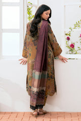 3 Piece Digital Printed Lawn Shirt with Lawn Dupatta BQ 01