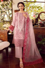 RA 46-3 Piece - Unstitched Fully Embroidered Lawn Fabric