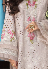 3 Piece - Unstitched Lawn Chicken Kari Embroidery Suit EL-12