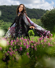 3 Piece - Unstitched Luxury Embroidered Lawn Fabric MS-2745