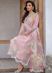 3 Pc Embroidered Lawn Shirt with Embroidered Polly Lawn Dupatta CM-2600