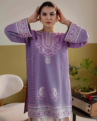 2 Piece Unstitched Heavy Embroidered Lawn Suit MB-2825