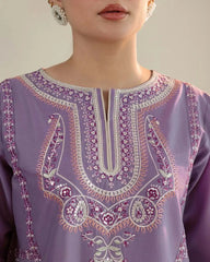 2 Piece Unstitched Heavy Embroidered Lawn Suit MB-2825