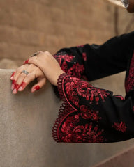 3 Piece - Unstitched Fully Embroidered Dhanak Fabric ZS-125