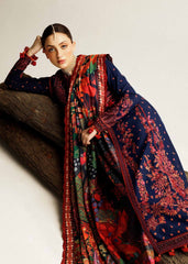3 Piece - Unstitched Heavy Embroidered Dhanak Fabric HR-570