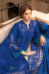 3 Piece - Unstitched Fully Embroidered Lawn Fabric MB-2590