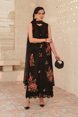 3 Piece - Unstitched Digital Printed lawn Fabric BQ-209