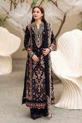 3 Piece - Unstitched Fully Embroidered Dhanak Fabric QL-2655