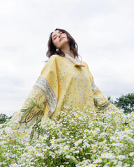 UNSTITCHED - 3 Piece Digital Printed Lawn Fabric With Lawn Dupatta