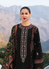 3 Piece - Unstitched Fully Embroidered Dhanak Fabric MB-520