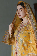 3 Piece - Unstitched Fully Embroidered Lawn Fabric SP-2510