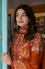BT 3125-Dhanak Fabric 3 Piece Unstitched (Dhanak Embroidered Shawl)