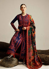 3 Piece - Unstitched Heavy Embroidered Dhanak Fabric HR-570