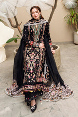 3 Piece - Unstitched Fully Embroidered Dhanak Fabric QL-2655