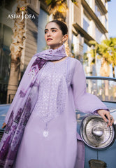 3 Piece - Unstitched Embroidered Lawn Fabric ZS-2625