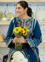 3 Piece - Unstitched Fully Embroided Dhanak Fabric ZS 50