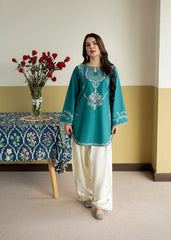 MB 53-Dhanak 2 Piece Unstitched Heavy Embroidered Suit