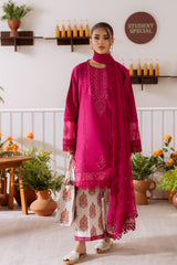 3 Piece - Unstitched Digital Printed Lawn Fabric CO-514 B