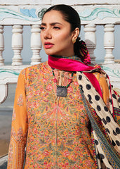 3 Piece - Unstitched Fully Embroidered Dhanak Fabric