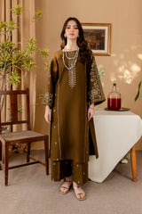 2 Piece - Unstitched Fully Embroided Lawn Fabric BA-68