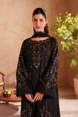 3 Piece - Unstitched Heavy Embroidered Lawn Dress