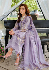 3 Piece - Unstitched Fully Embroidered Lawn Fabric EL-2715