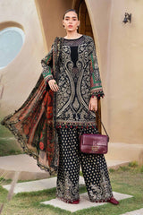 3 Piece - Unstitched Digital Printed Lawn Fabric MB-478