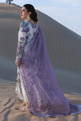 UNSTITCHED - 3 Piece Digital Printed and Embroidered Lawn Fabric CS-232