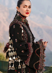3 Piece - Unstitched Fully Embroidered Dhanak Fabric MB-520