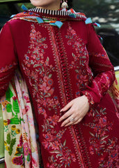 3 Piece - Unstitched Fully Embroidered Dhanak Fabric MB-550