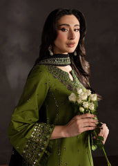 JZ 3090-Dhanak Fabric 3 Piece Unstitched (Dhanak Embroidered Shawl)