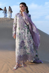 UNSTITCHED - 3 Piece Digital Printed and Embroidered Lawn Fabric CS-232