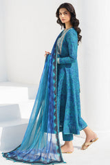 3 Piece - Unstitched Digital Printed Lawn Fabric