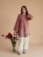 MB 50-Dhanak 2 Piece Unstitched Heavy Embroidered Suit