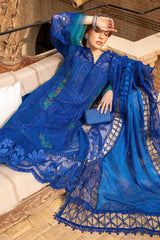 3 Piece - Unstitched Fully Embroidered Lawn Fabric MB-2590